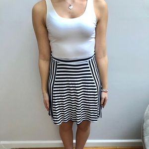 Striped skater dress